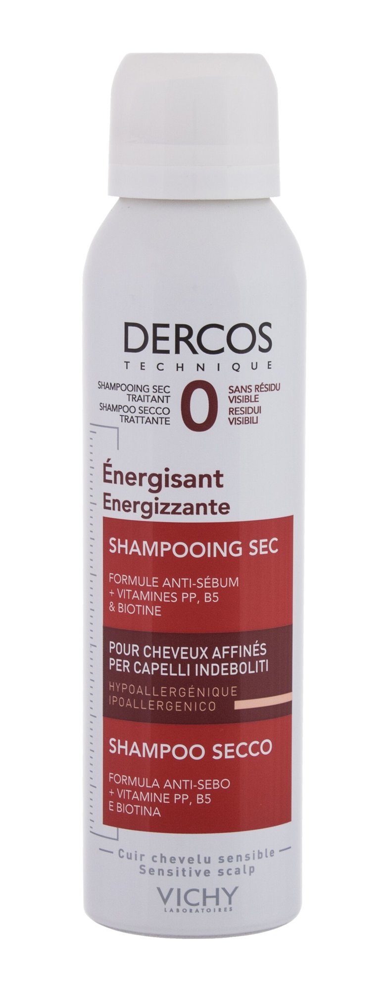 Vichy Dercos Energising sausas šampūnas