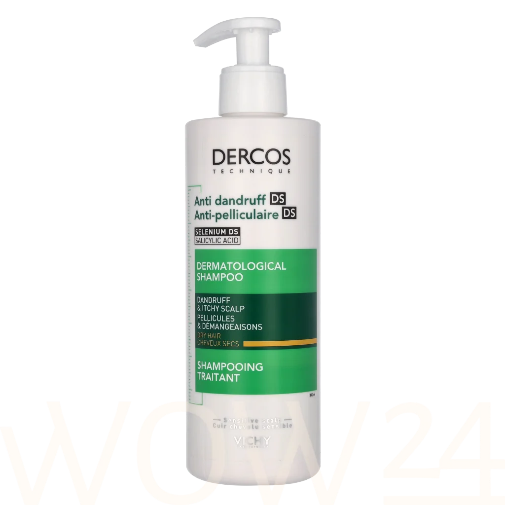  Vichy Dercos Anti-Dandruff Treatment Shampoo 390 ml &scaron;ampūnas