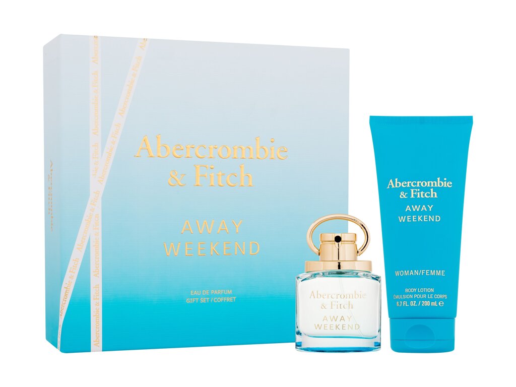 Abercrombie & Fitch Away Weekend Eau De Parfum 50 ml Edp 50 ml + Body Lotion 200 ml Set