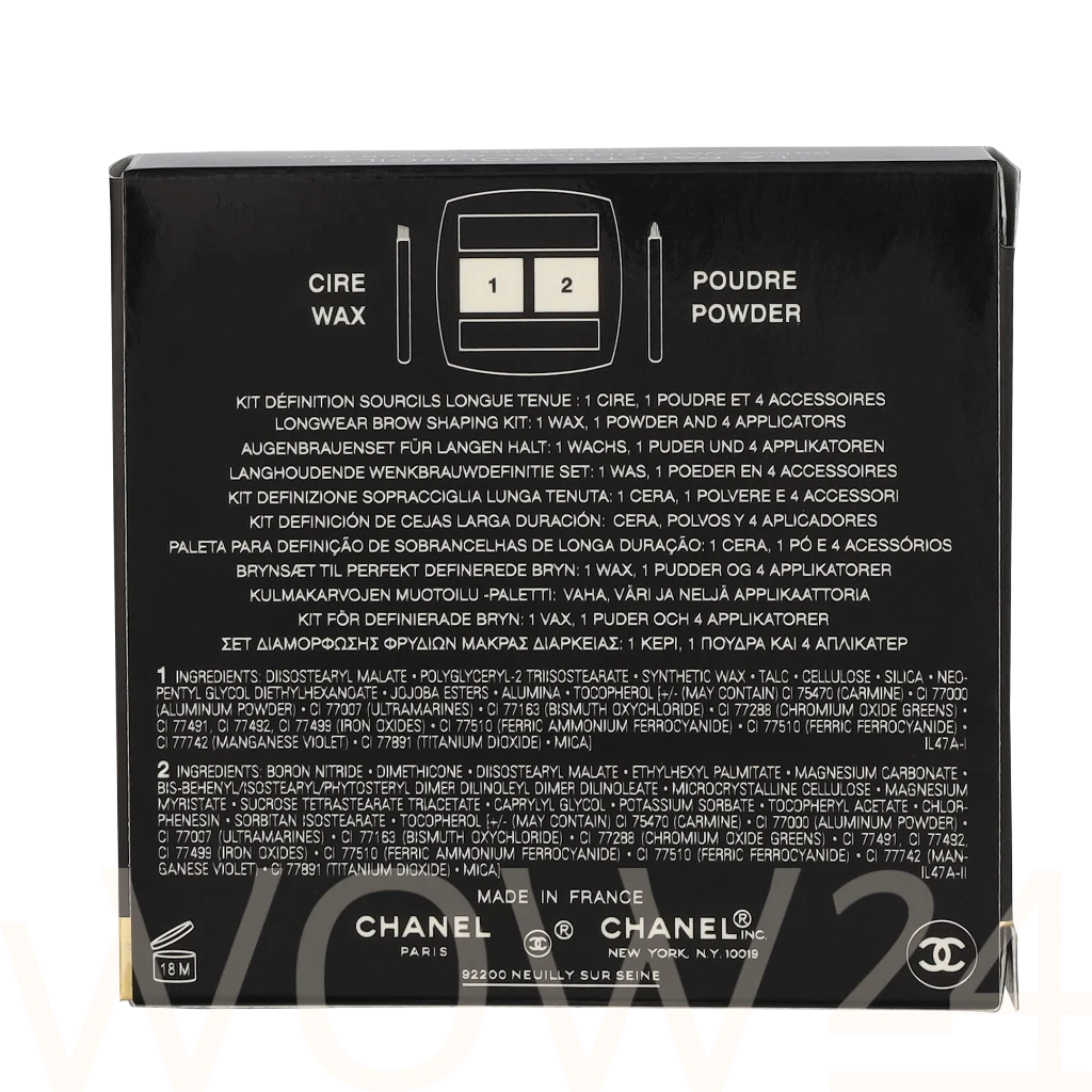 Chanel Chanel La Palette Sourcils Brow Powder Duo 4 g antakių pudra