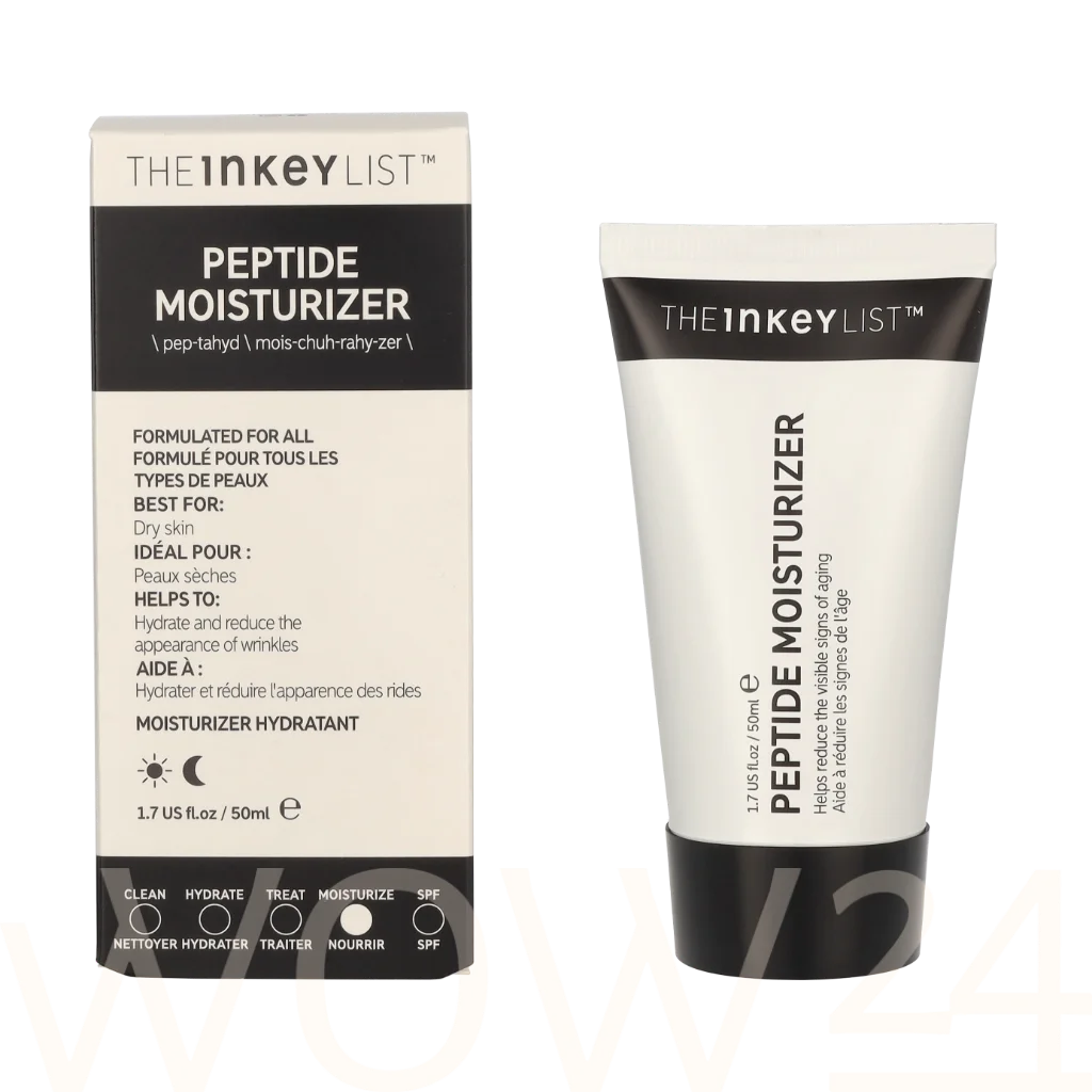 The Inkey List The Inkey List Peptide Moisturizer 50 ml natūrali veido odos priežiūros priemonė