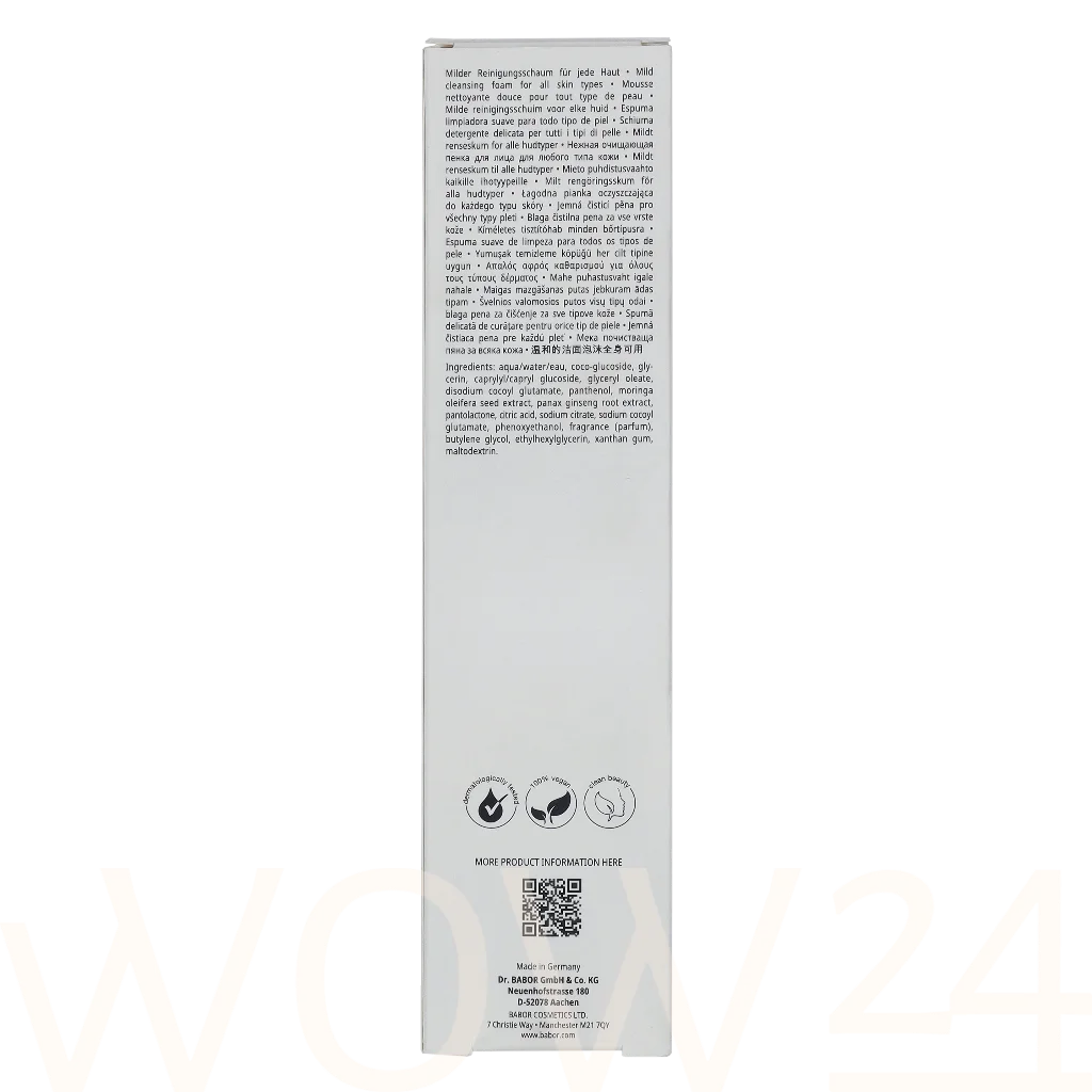 Babor Babor Deep Cleansing Foam 200 ml natūrali veido odos priežiūros priemonė
