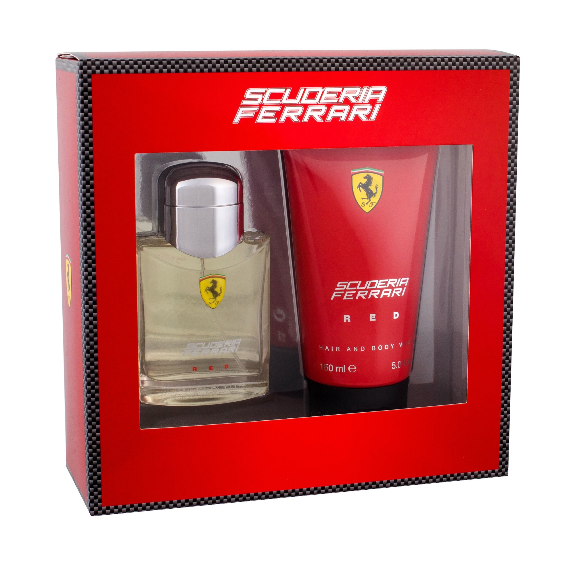Ferrari Scuderia Ferrari Red 75ml Edt 75ml + 150ml Shower gel Kvepalai Vyrams EDT Rinkinys (Pažeista pakuotė)