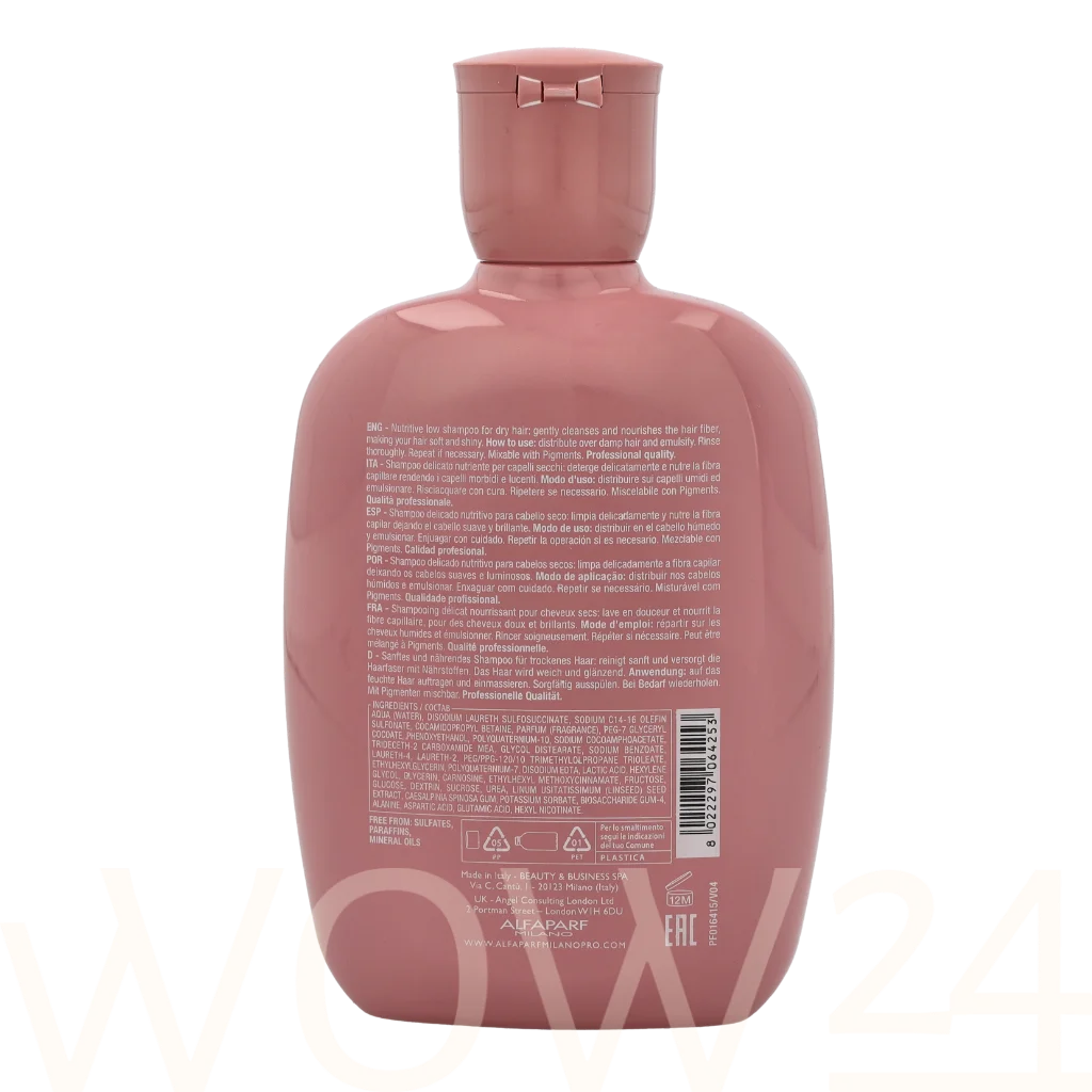 Alfaparf Alfaparf Semi Di Lino Nutritive Low Shampoo 250 ml &scaron;ampūnas