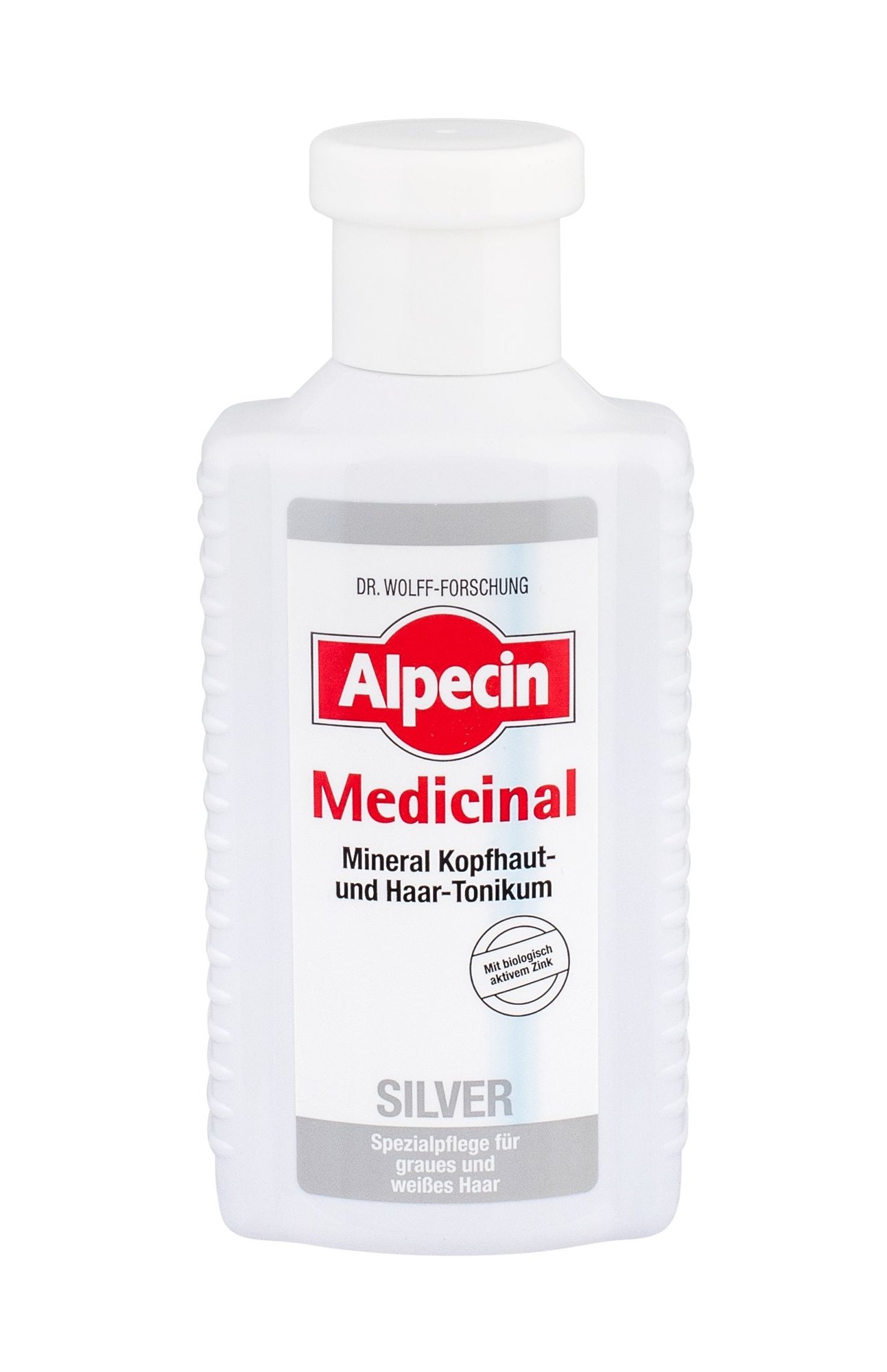 Alpecin Medicinal Silver Mineral Scalp & Hair Tonic 200ml plaukų serumas (Pažeista pakuotė)