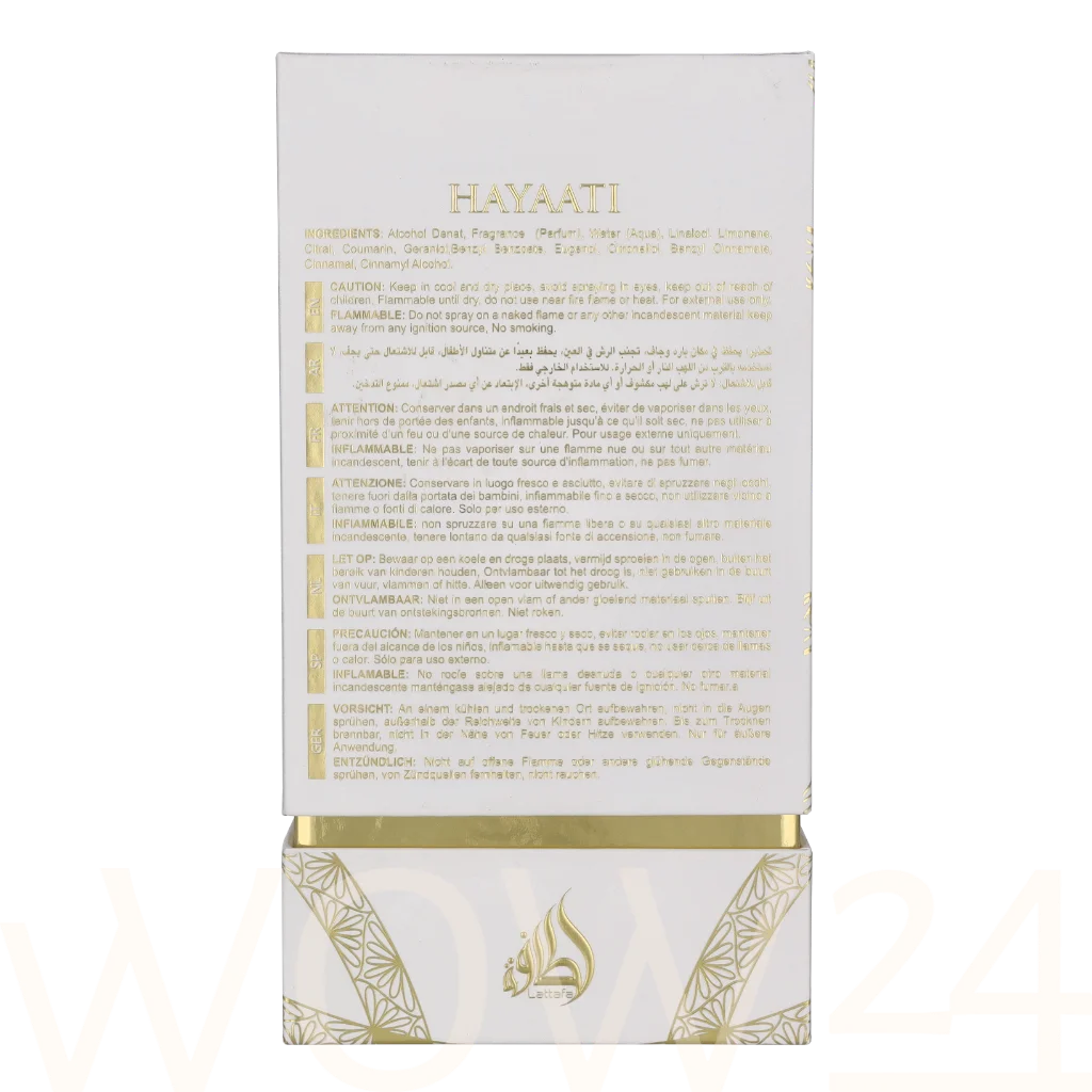 Lattafa Lattafa Hayaati Gold Elixir Women Edp Spray 100 ml kvepalai Unisex EDP