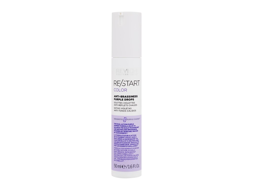 Purple drops for blonde hair Restart Color (Anti-Brassiness Purple Drops) 50 ml