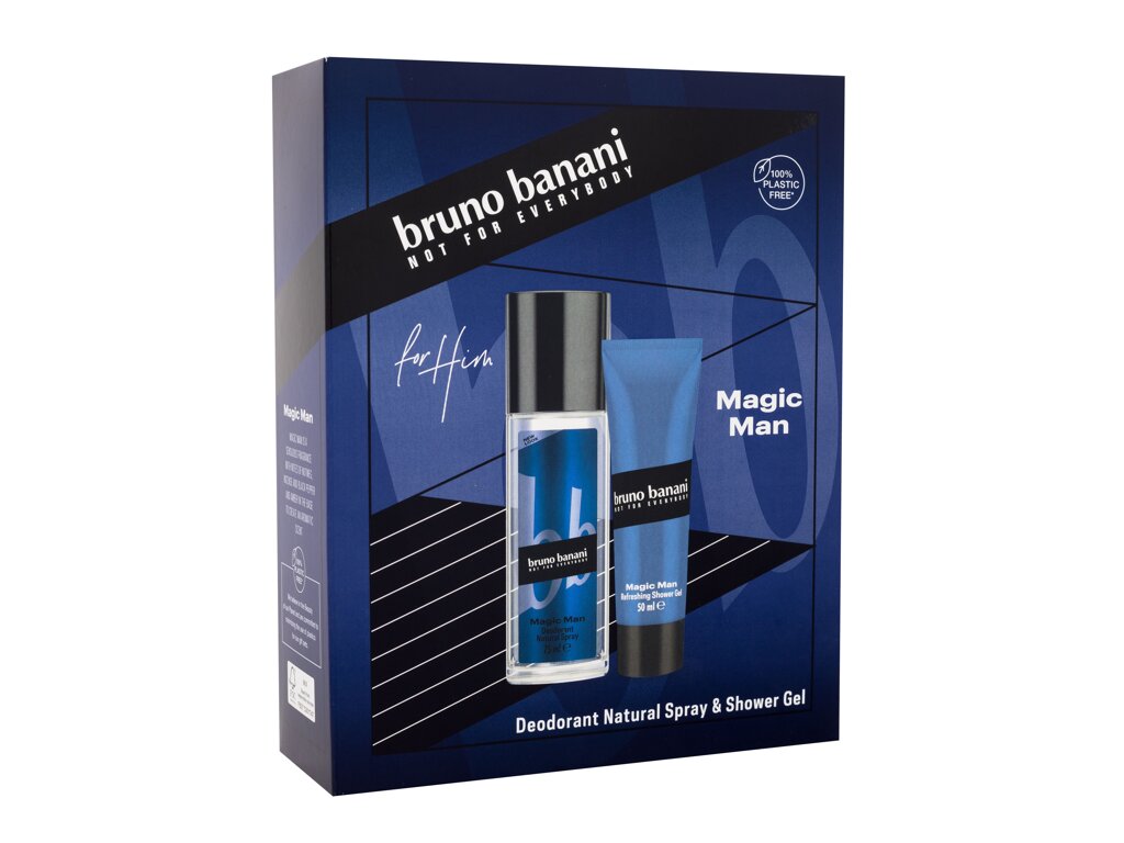 Bruno Banani Magic Man Dezodorantas 75 ml 75 ml + Shower Gel 50 ml Damaged box Set