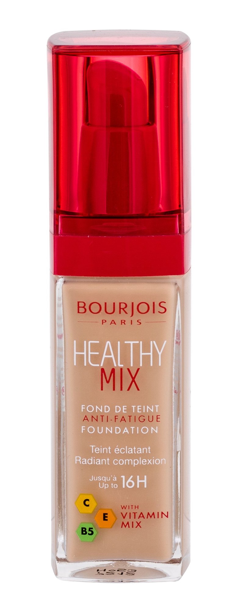 BOURJOIS Paris Healthy Mix Anti-Fatigue Foundation 30ml makiažo pagrindas