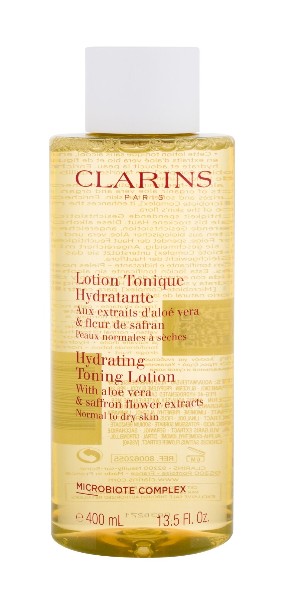 Clarins Hydrating Toning Lotion Pur&scaron;kiamas veido losjonas 400 ml