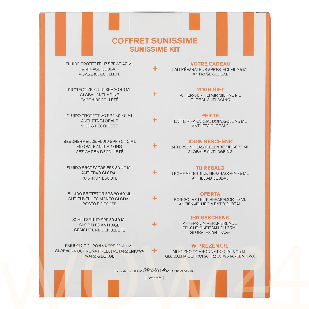 Lierac Paris Lierac Sunissime Protective SPF30+ Age Set 115 ml natūrali veido odos priežiūros priemonė