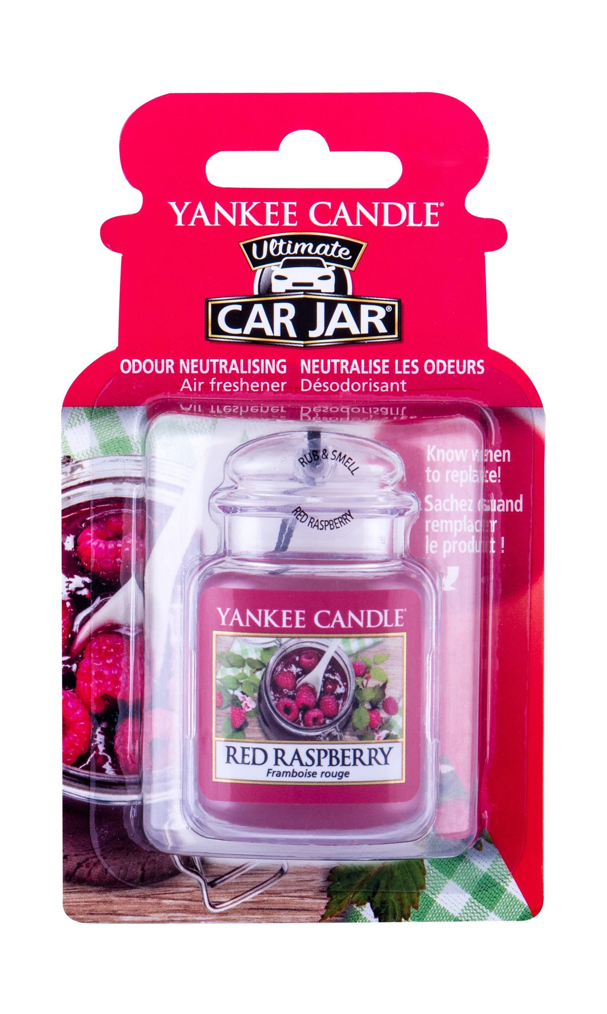 Yankee Candle Red Raspberry Car Jar Kvepalai Unisex