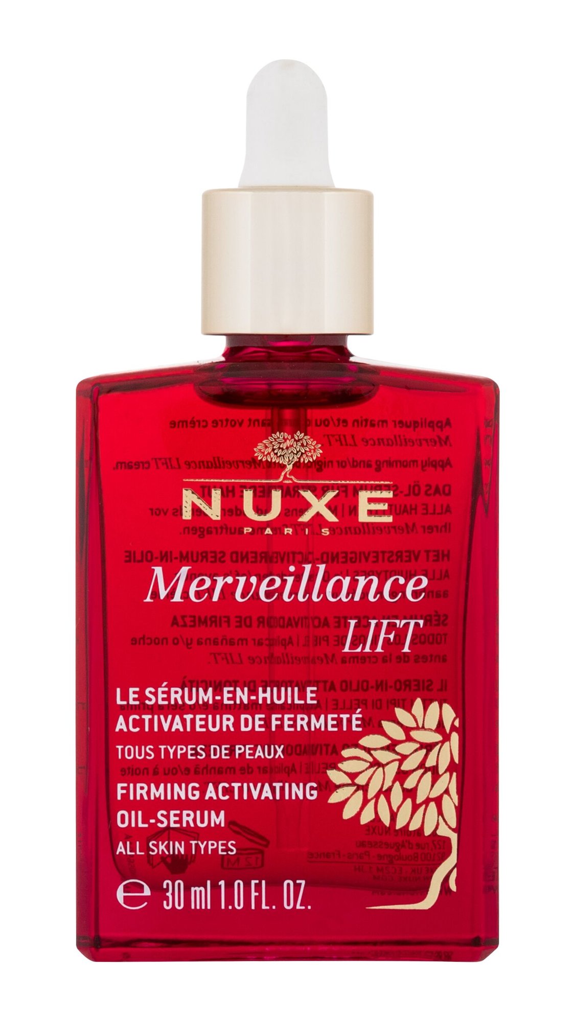 Nuxe Merveillance Lift Firming Activating Oil-Serum 30ml Veido serumas (Pažeista pakuotė)