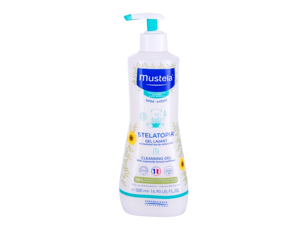 Mustela B&eacute;b&eacute; Gentle Cleansing Gel Du&scaron;o gelis 500 ml Damaged box