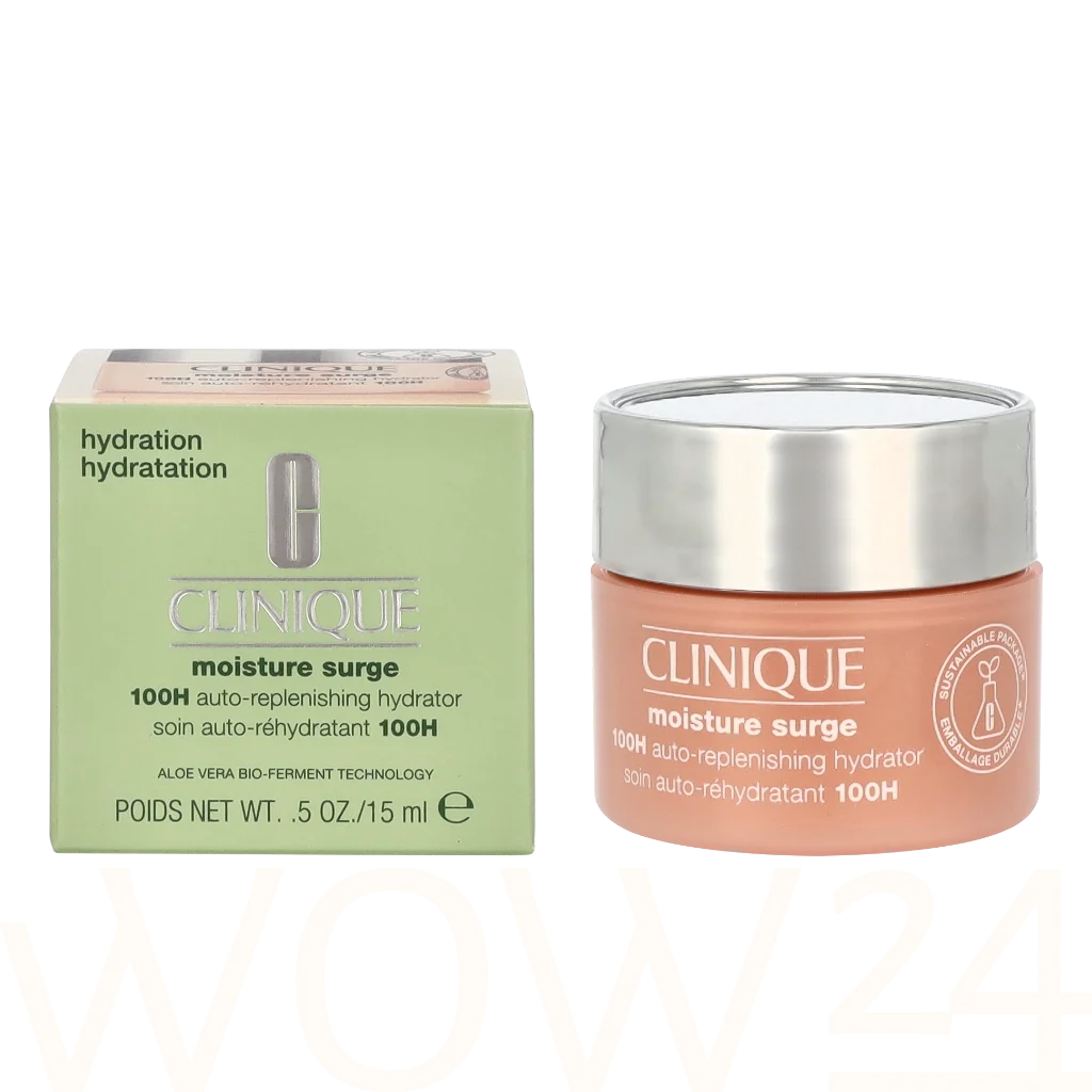 Clinique Clinique Moisture Surge 100H Auto-Replenishing Hydrator 15 ml Veido serumas