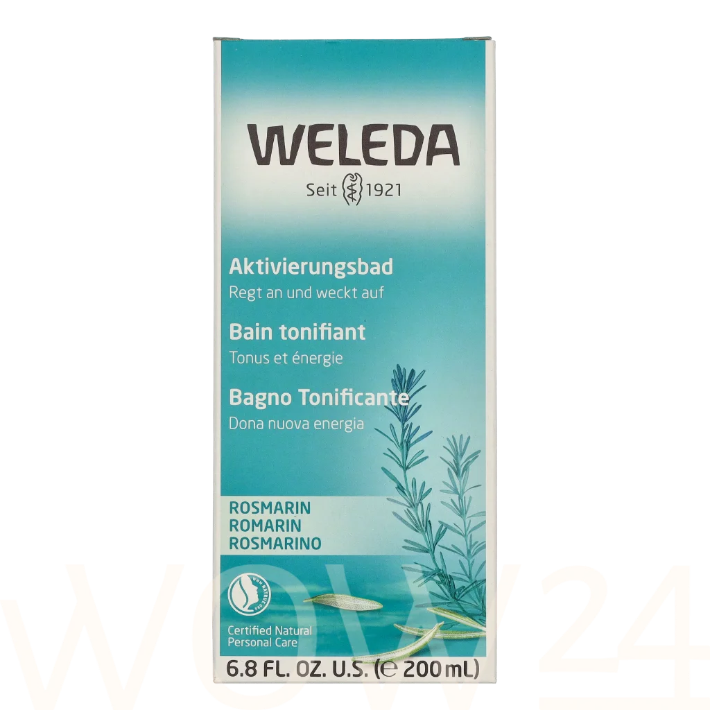 Weleda Rosemary Bath Milk Vonios putos Moterims