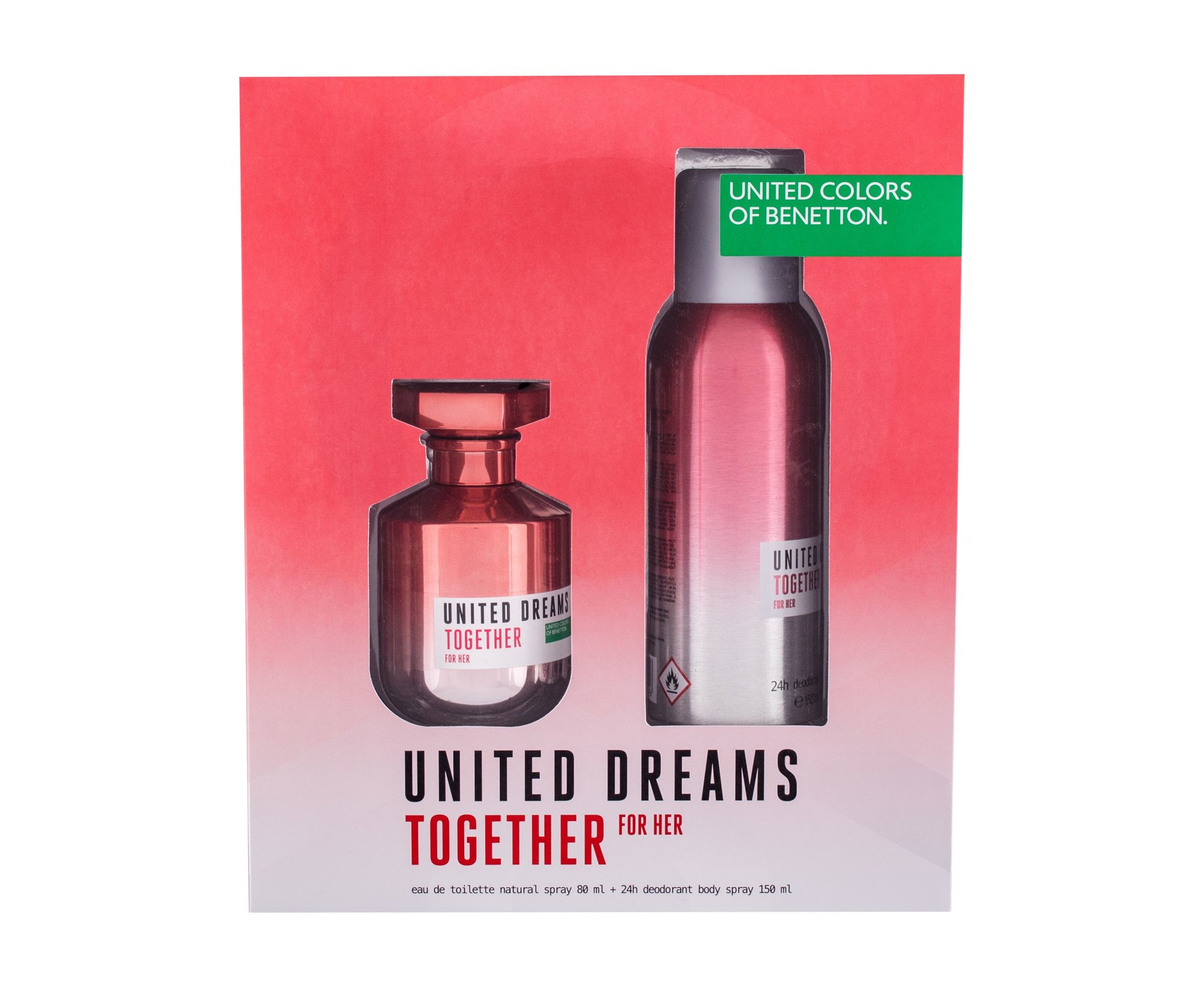Benetton United Dreams Together Eau De Toilette 80 ml Set