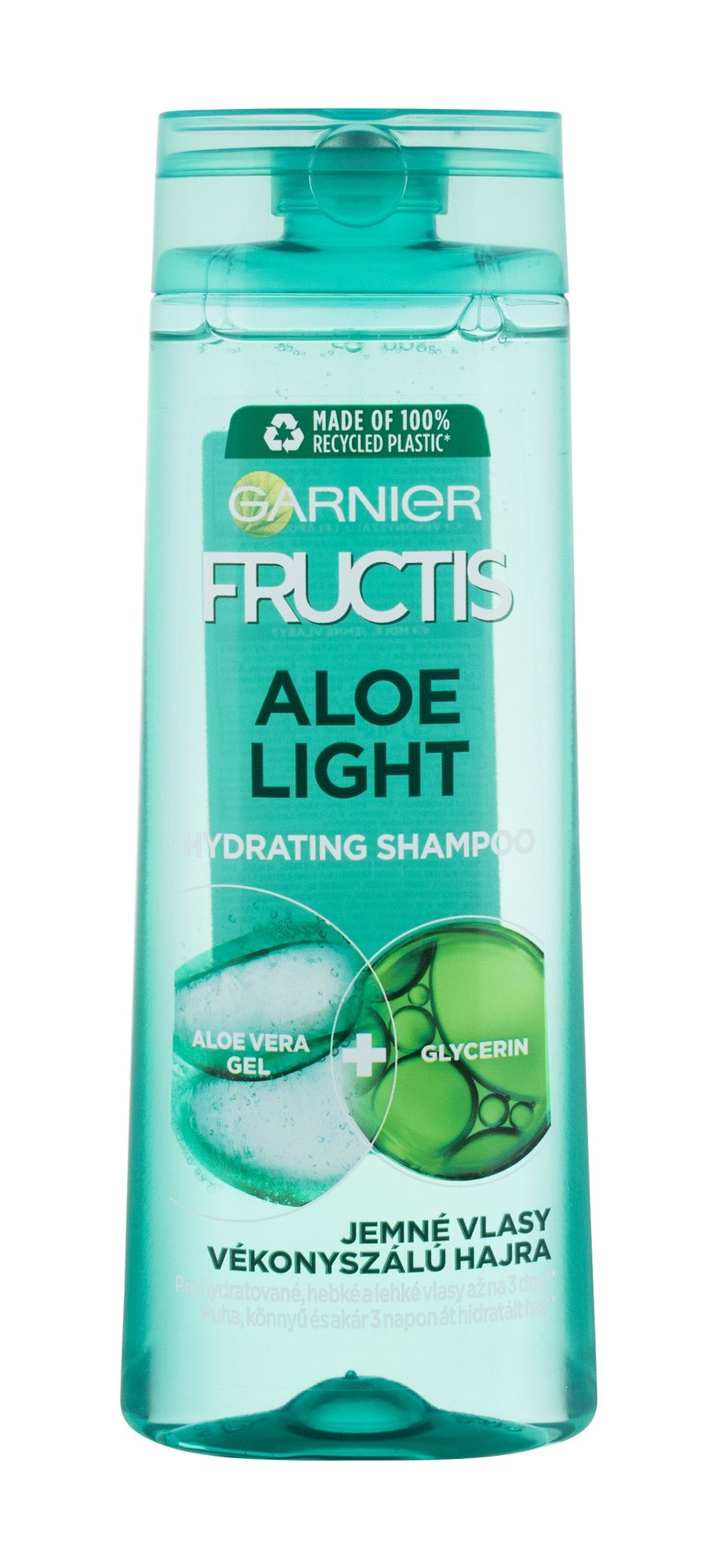 Garnier Fructis Aloe Light 400ml šampūnas (Pažeista pakuotė)