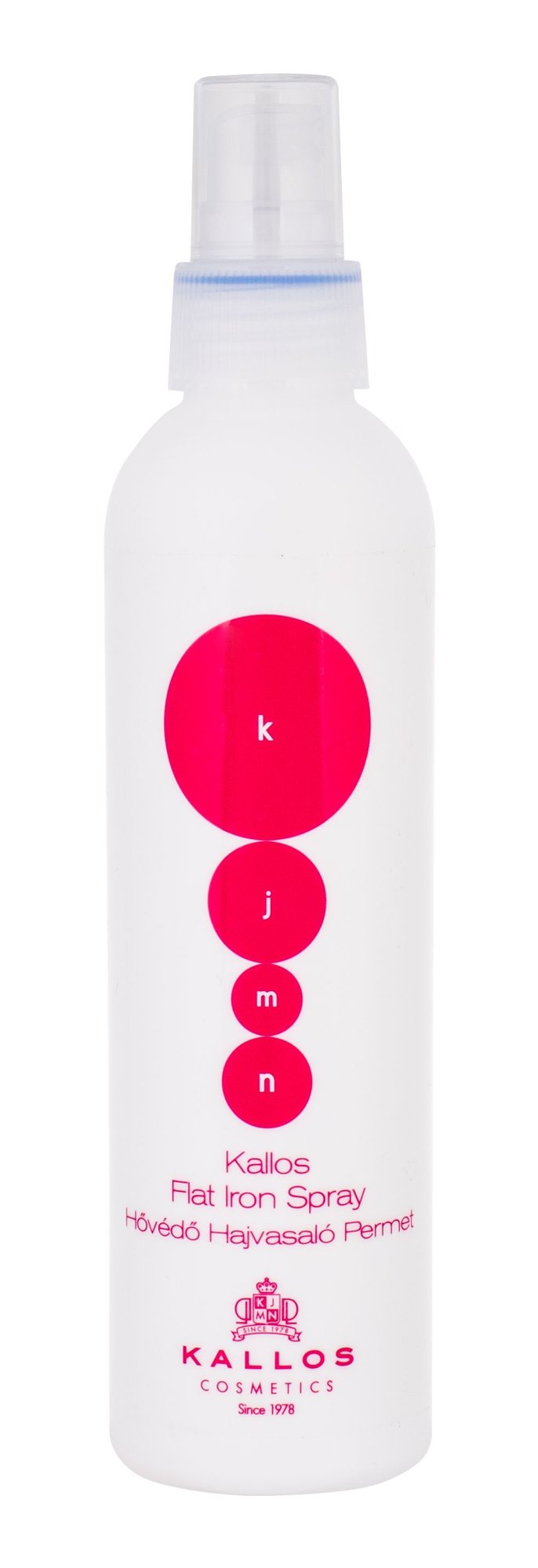 Kallos Cosmetics KJMN Flat Iron Spray 200ml karštam kirpimui