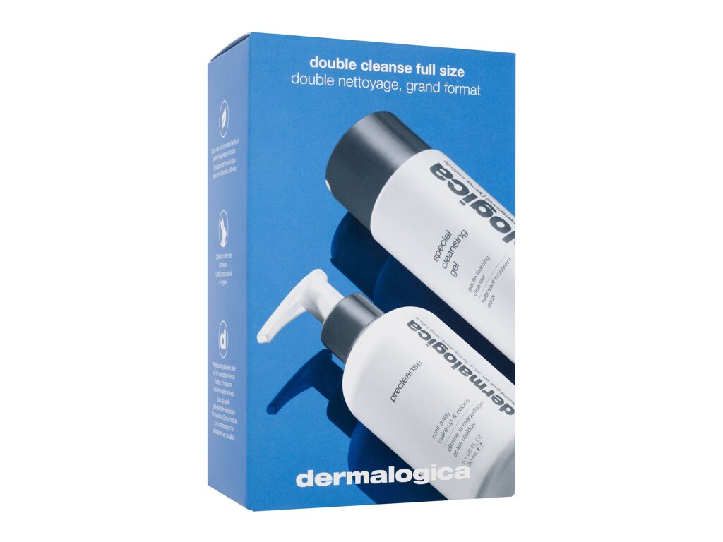 Dermalogica Daily Skin Health Double Cleanse Full Size Set veido gelis