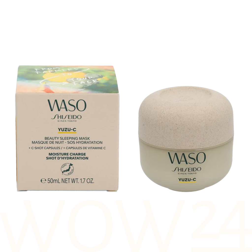 Shiseido Shiseido WASO Yuzu-C Beauty Sleeping Mask 50 ml Veido kaukė