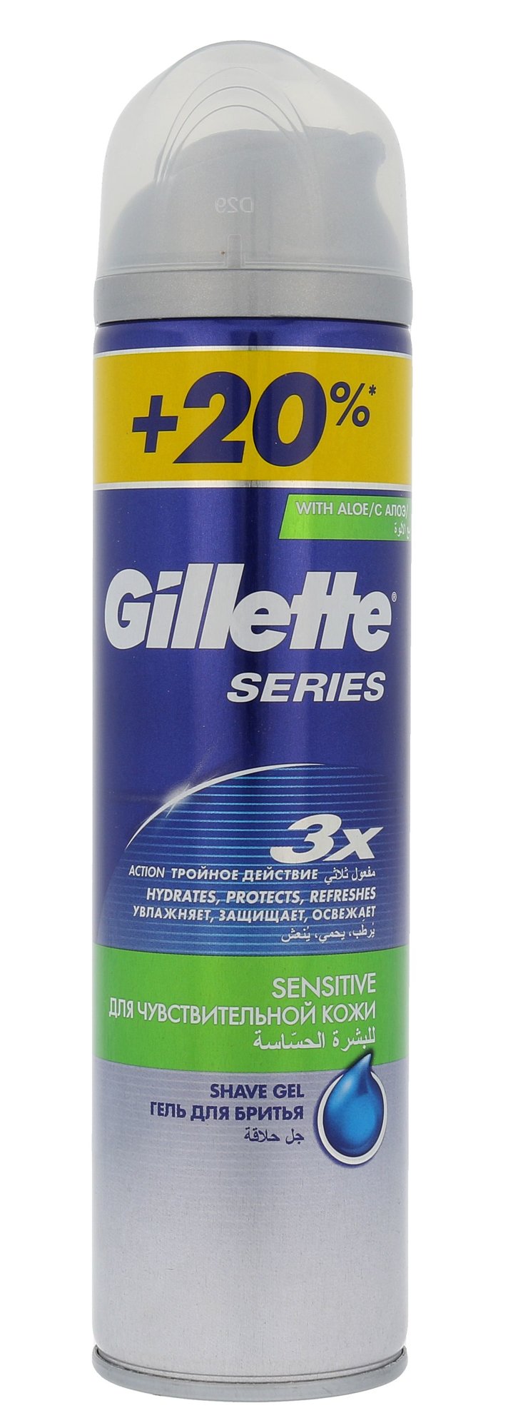 Gillette Series Sensitive 240ml skutimosi gelis