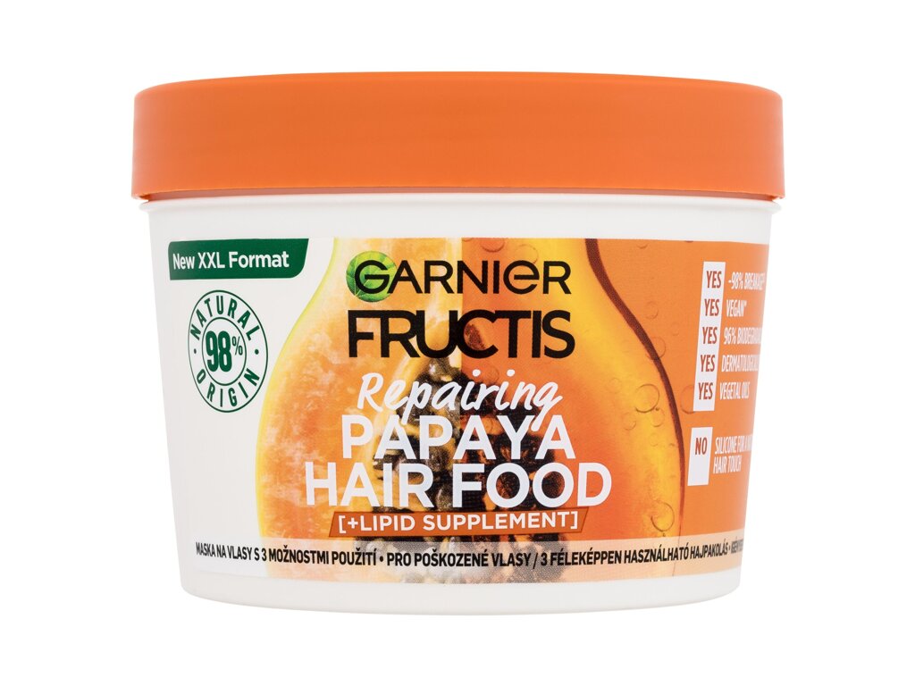 Garnier Fructis Hair Food Papaya Repairing Mask plaukų kaukė