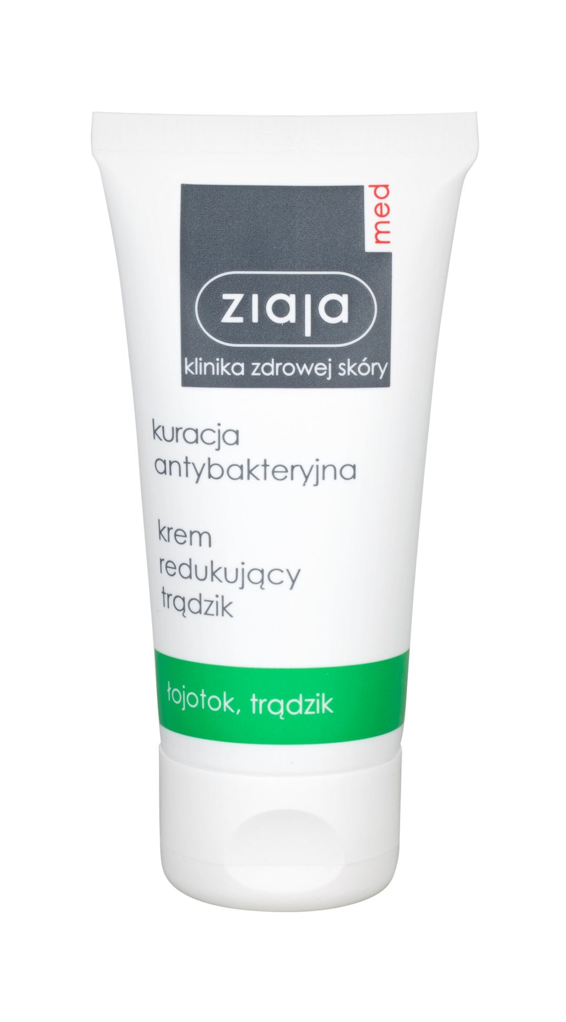 Ziaja Med Antibacterial Treatment Anti-Acne Cream 50ml dieninis kremas (Pažeista pakuotė)