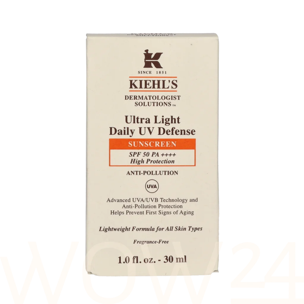 Kiehl's Kiehl's D.S. Ultra Light Daily UV Defense Sunscreen SPF50 30 ml Vyrams