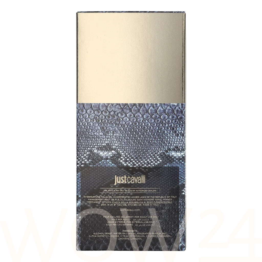 Roberto Cavalli Roberto Cavalli Just Cavalli Him Edt Spray 90 ml kvepalai Vyrams EDT