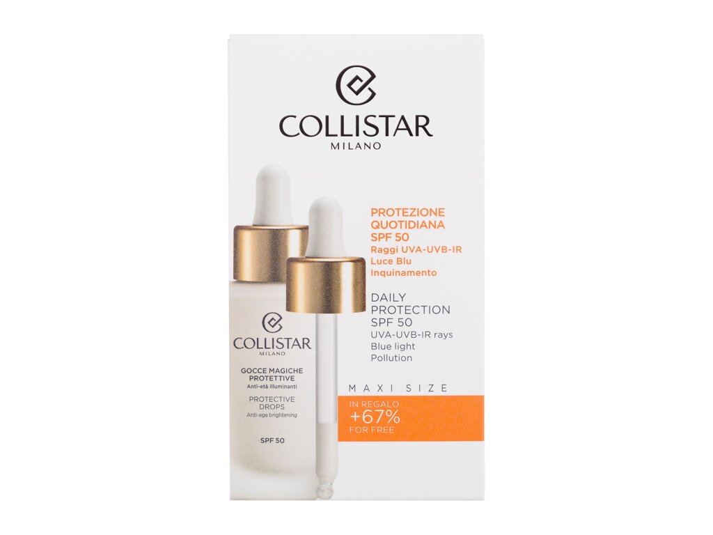Collistar Smart Sun Protection Protective Drops Odos serumas 50 ml Damaged box