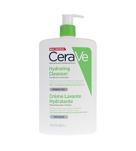 CeraVe Hydrating Cleanser 1000ml veido gelis