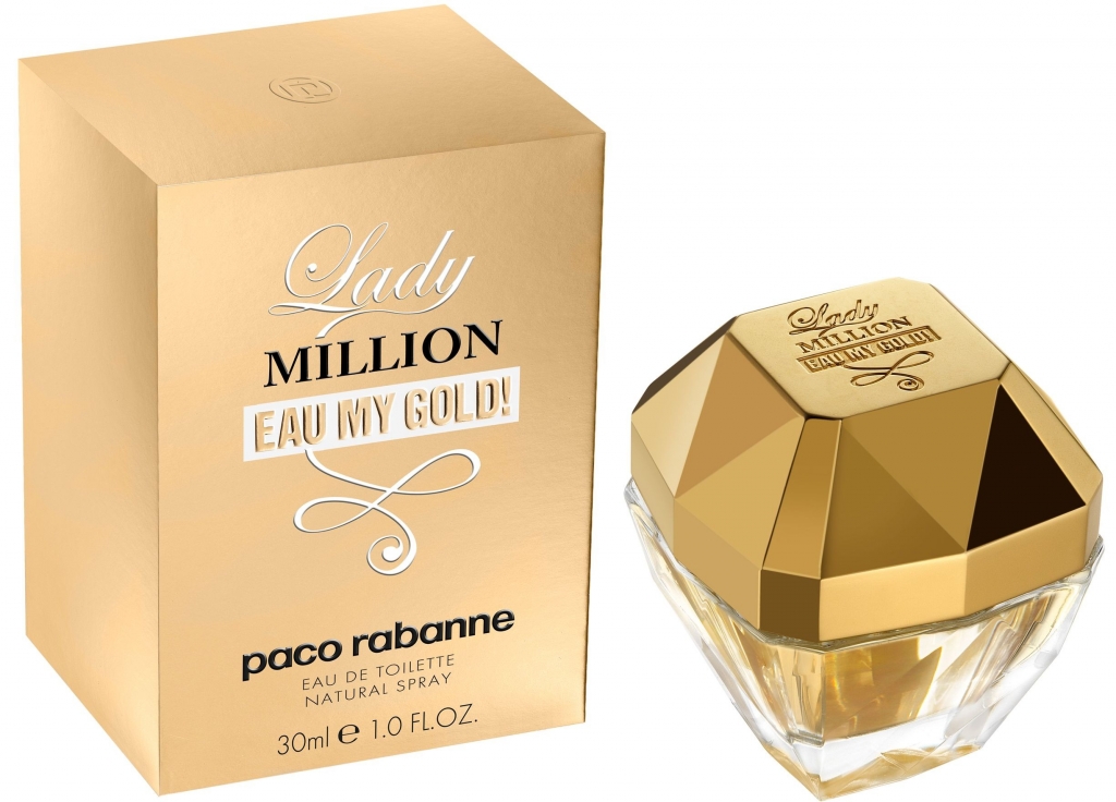 Paco Rabanne Lady Million Eau My Gold! 50ml Kvepalai Moterims EDT
