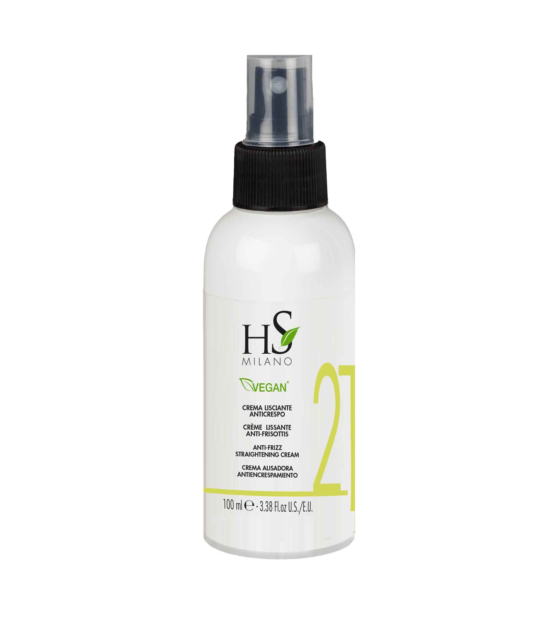 HS MILANO Anti-Frizz Straightening Cream 100ml plaukų kremas