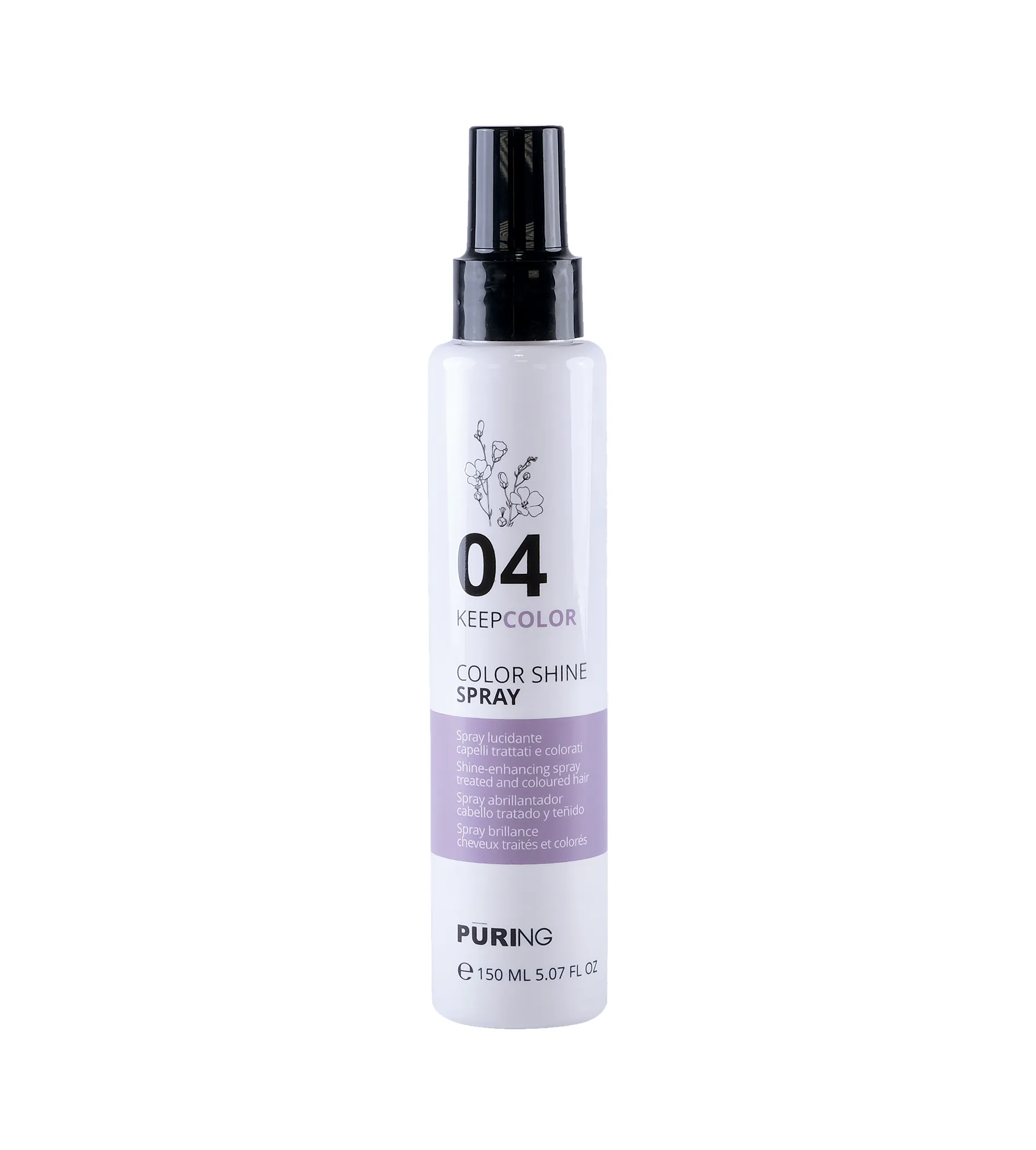 Puring 04 KeepColor Color Shine Spray 150ml plaukų lakas