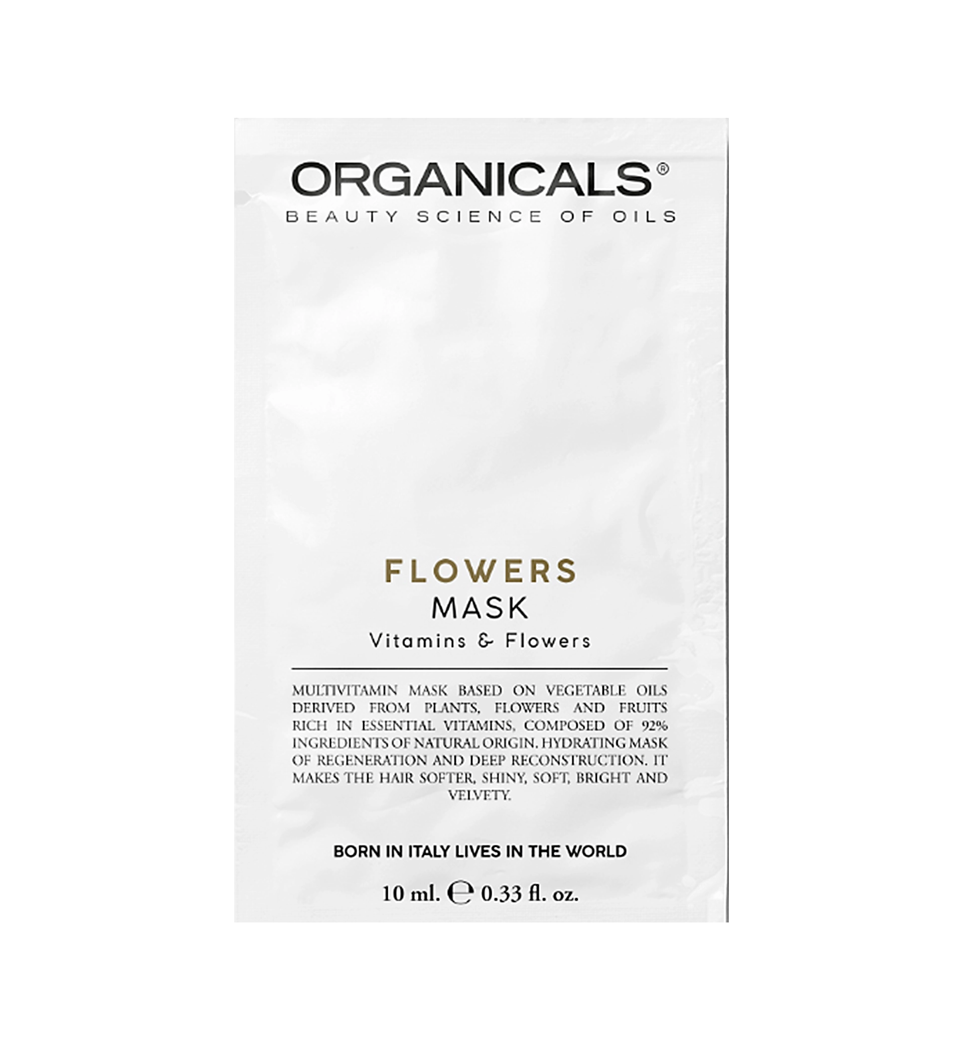 Organicals FLOWERS 10ml plaukų kaukė