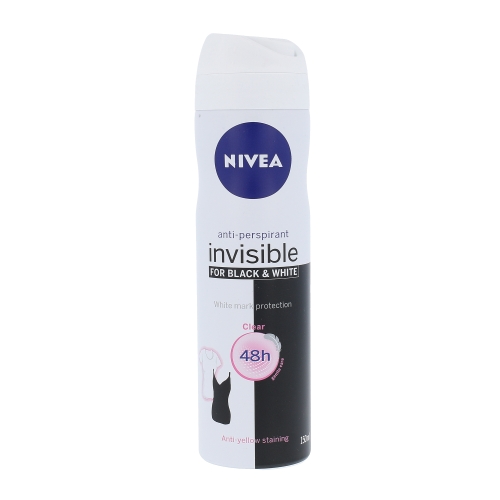 Nivea Invisible Black & White Clear 150ml antipersperantas