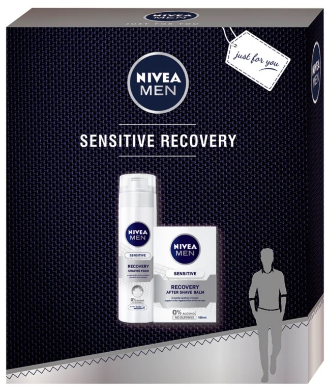 Nivea Men Sensitive 100 Nivea Men Sensitive gift set for men 100 Vyrams Rinkinys