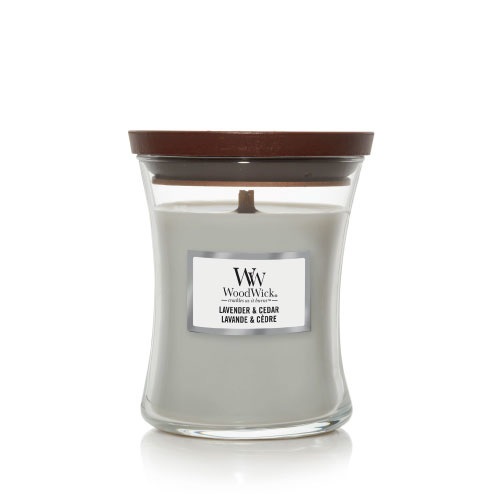 WoodWick Lavender & Cedar Kvepianti žvakė Unisex