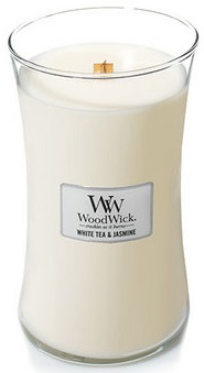 WoodWick White Tea & Jasmine kvepianti žvakė