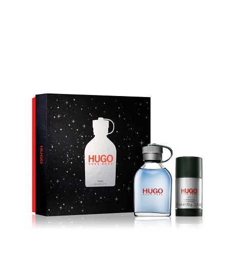 Hugo Boss Hugo Man 75ml Hugo Boss Hugo Man eau de toilette for men 75 ml + deostick 75 ml gift set Kvepalai Vyrams EDT Rinkinys