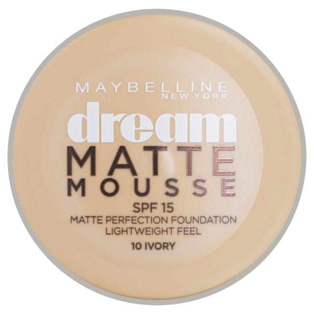 Maybelline Dream Matte Mousse SPF15 18ml makiažo pagrindas