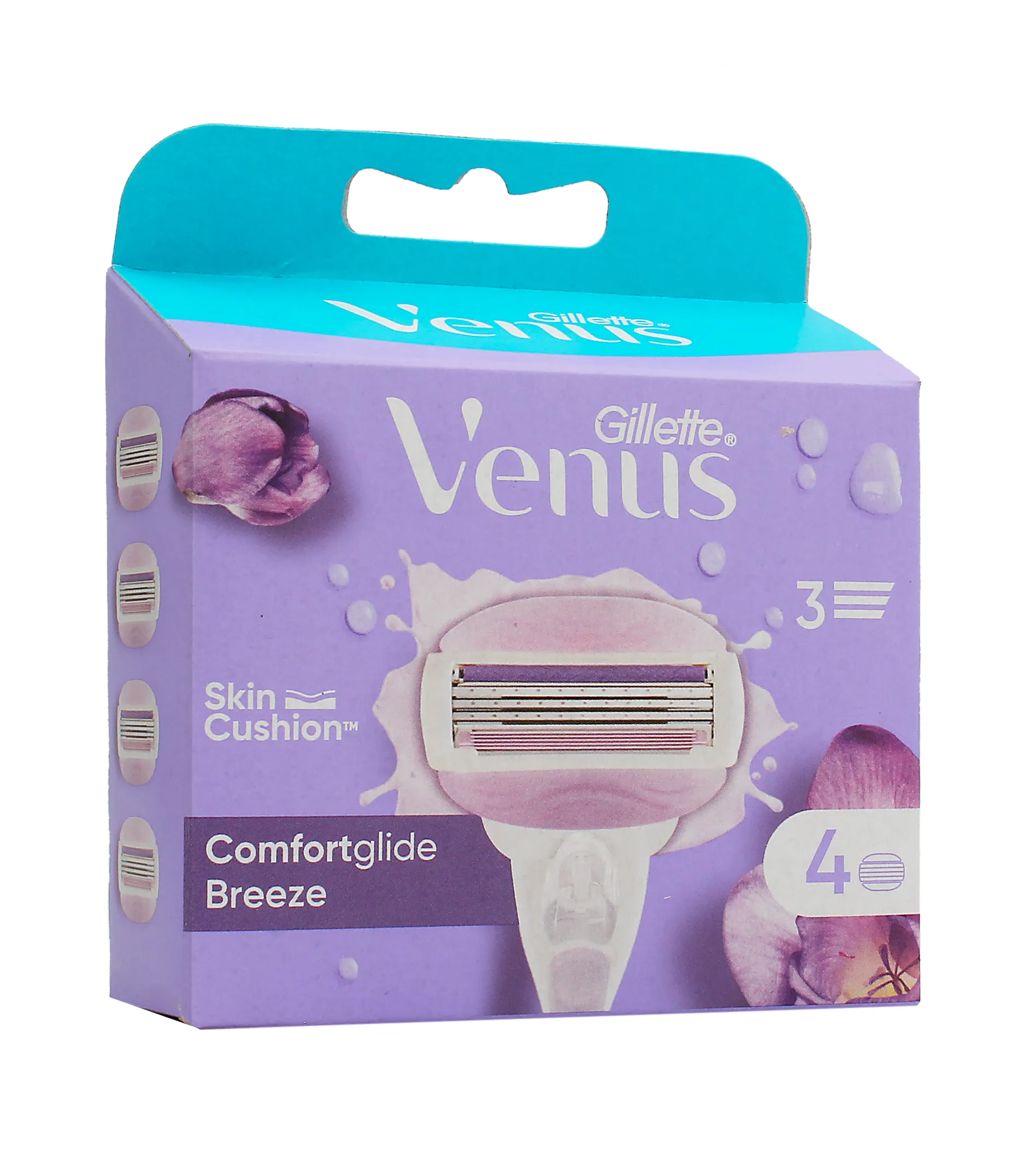 Gillette Venus Comfortglide Breeze 4pcs skutimosi gelis
