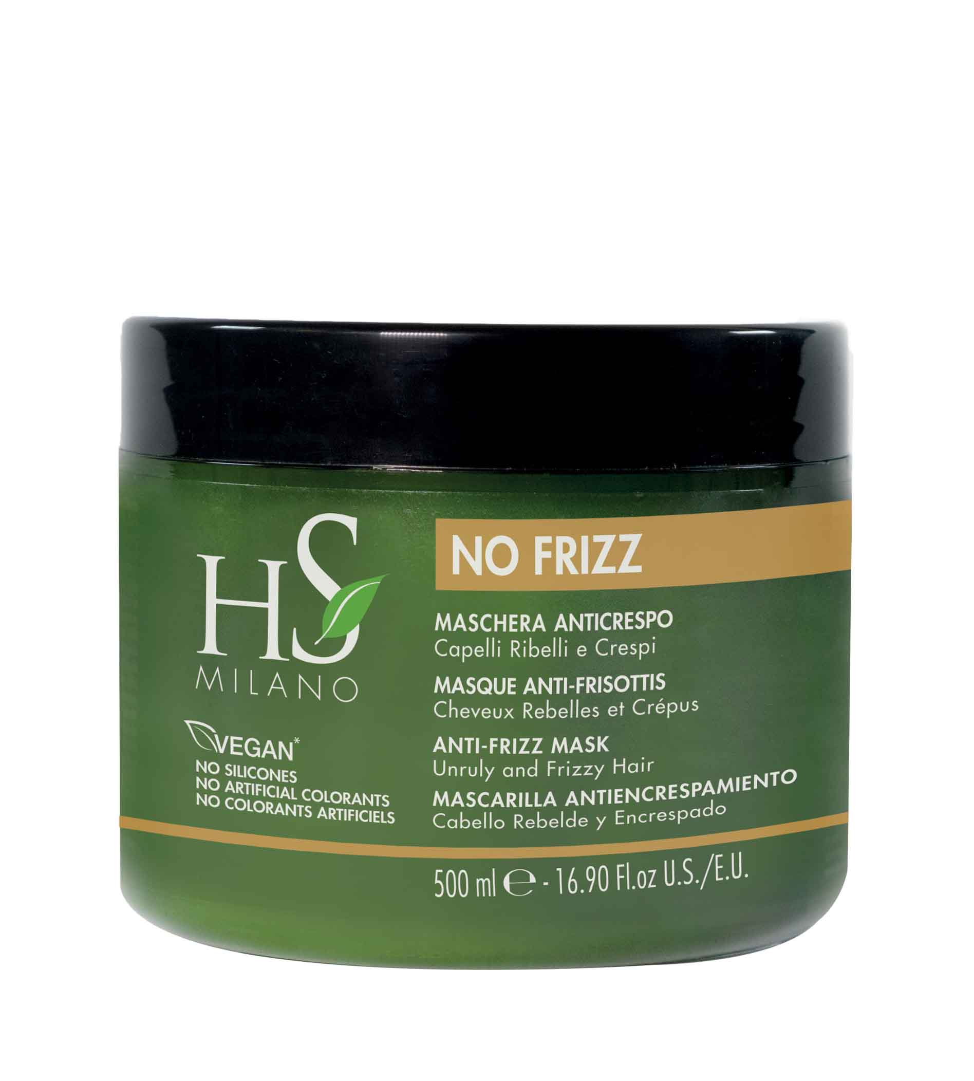 HS MILANO Anti-Frizz Mask 500ml plaukų kaukė