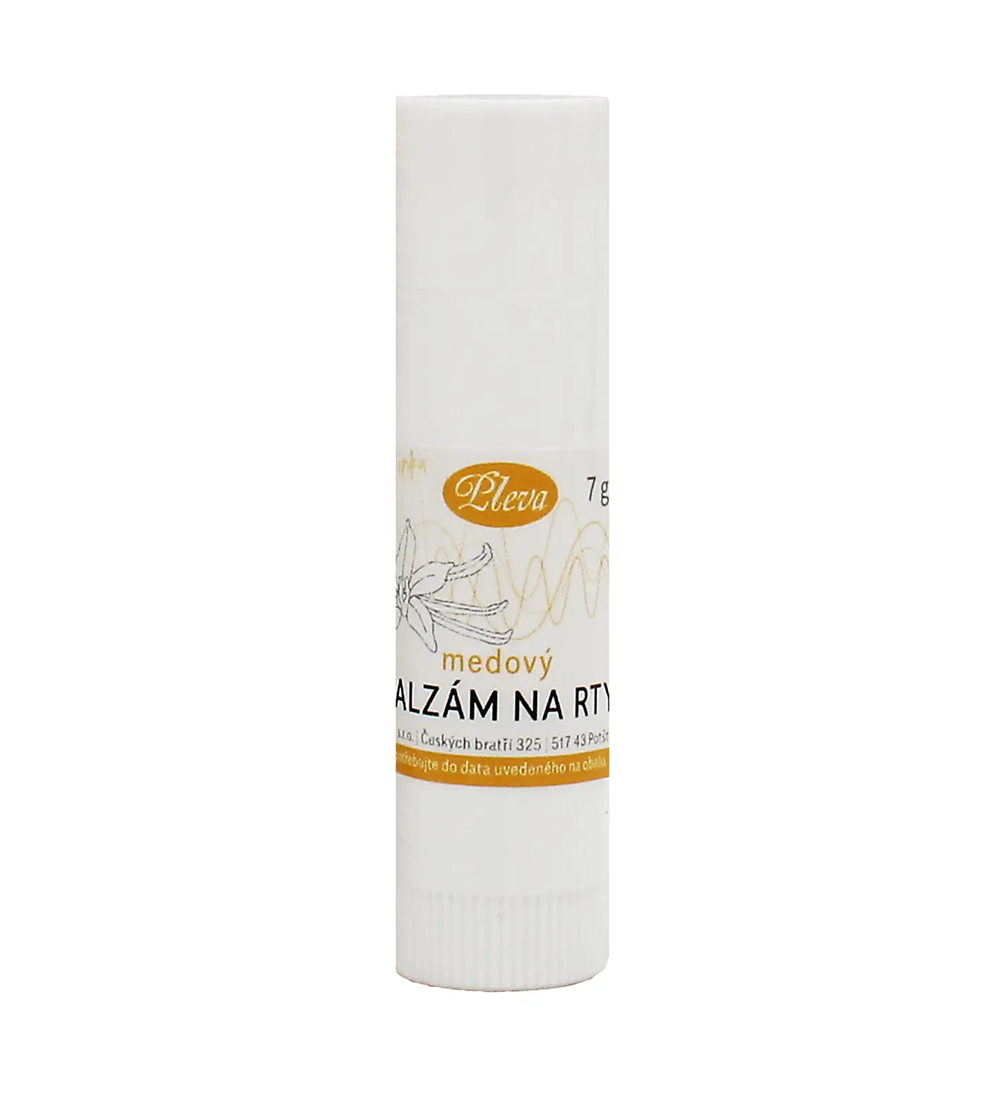 Pleva Honey Lip Balm with Vanilla Flavor lūpų balzamas
