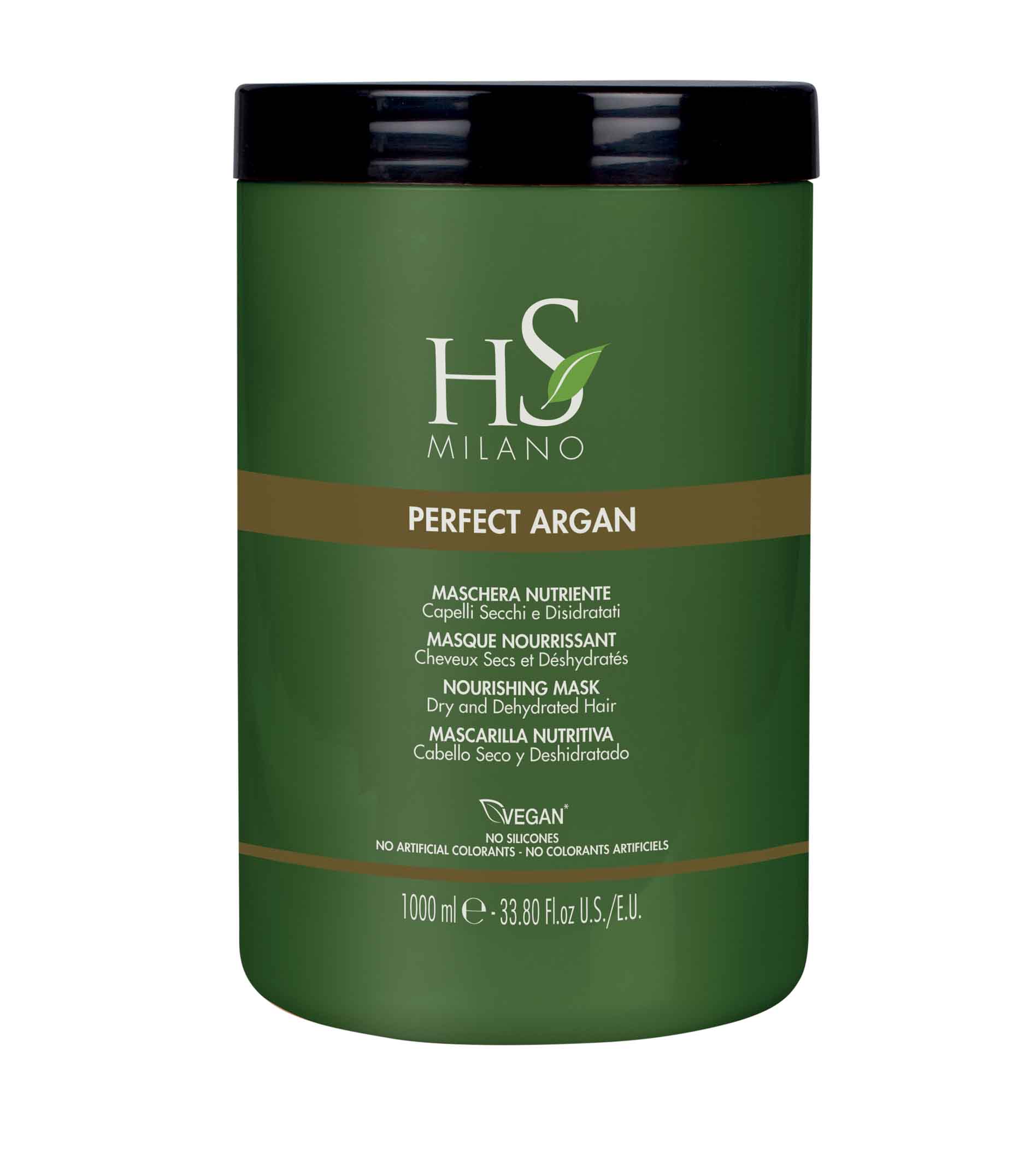 HS MILANO Nourishing Mask 1000ml plaukų kaukė
