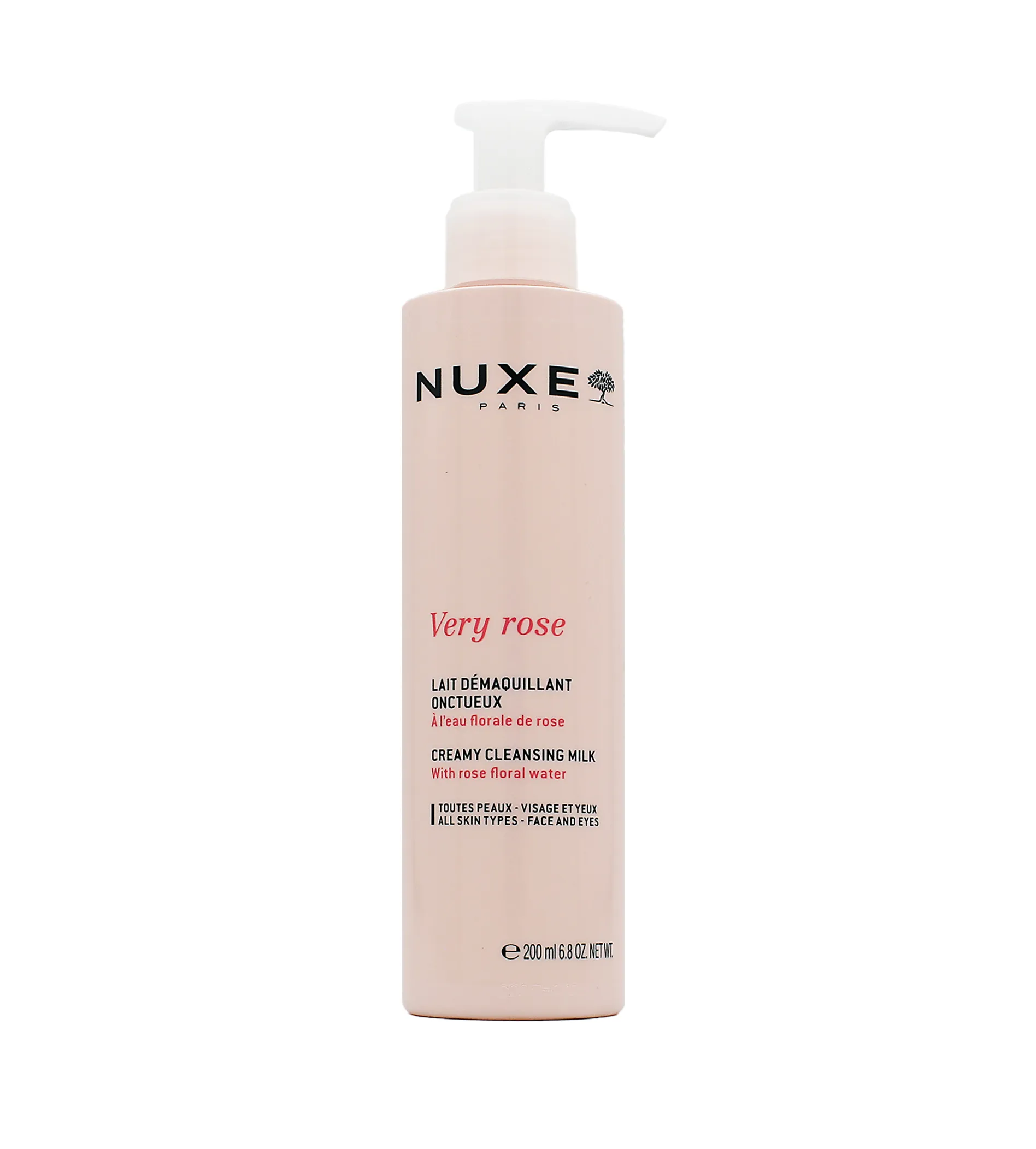 Nuxe Very Rose Creamy Cleansing Milk Valomasis pienelis Veido prausiklis Moterims