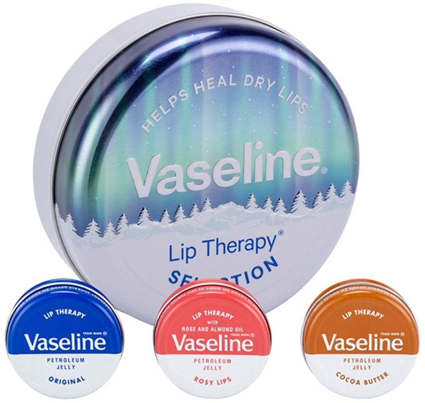 Vaseline Lip Therapy Vaseline Lip Therapy gift set lūpų balzamas Rinkinys
