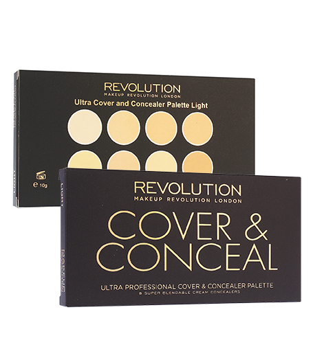 Makeup Revolution London Ultra Cover And Conceal Palette 10g korektorius
