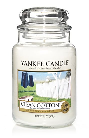 Yankee Candle Clean Cotton 623g Kvepalai